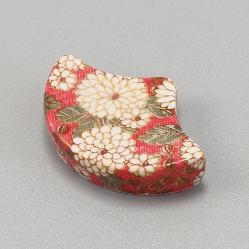 Japanese ceramic chopsticks rest - ITTAI - red