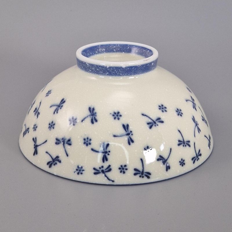 Ciotola di riso in ceramica giapponese, KOYUKI TOMBO, libellula