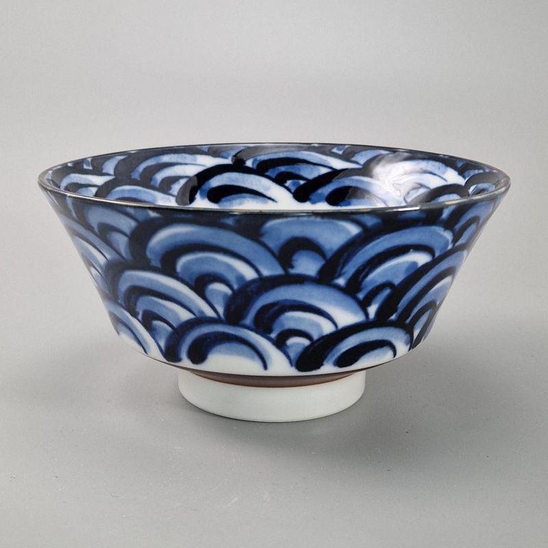 Ciotola in ceramica con onda giapponese - NAMI