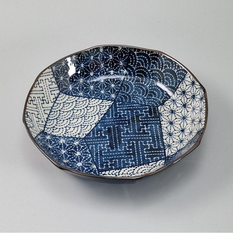 Piatto di ceramica cava giapponese tondo KPAKM50