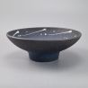 Ciotola giapponese in ceramica grezza, grigio blu, KIMO I
