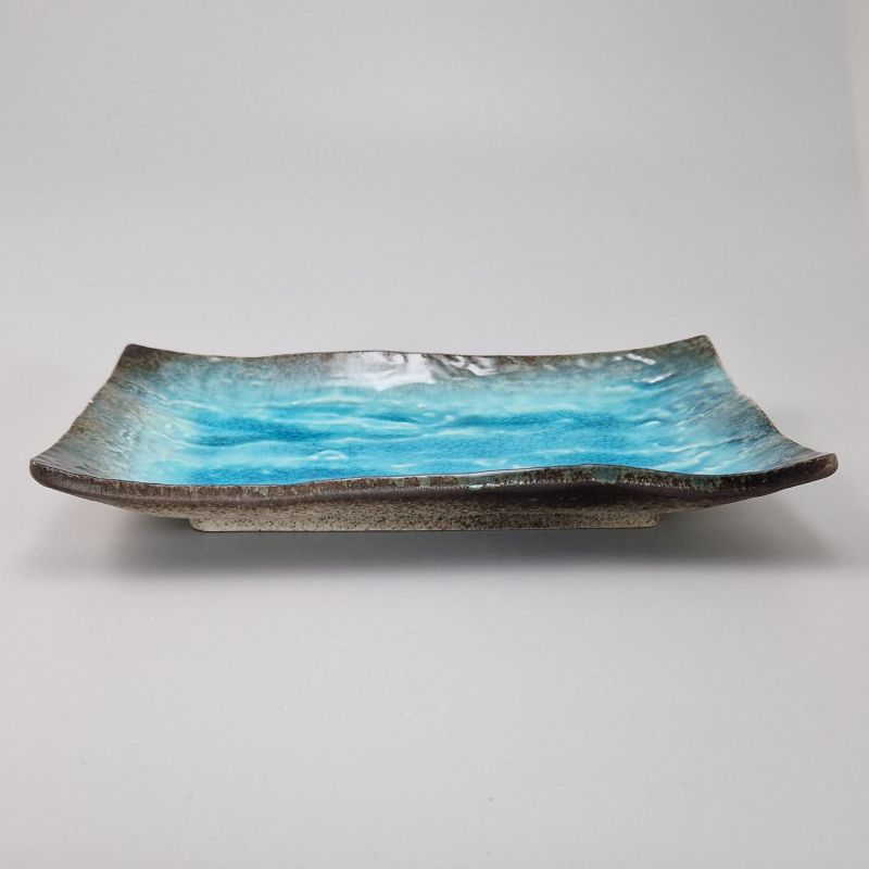 Piatto rettangolare in ceramica giapponese - AOI