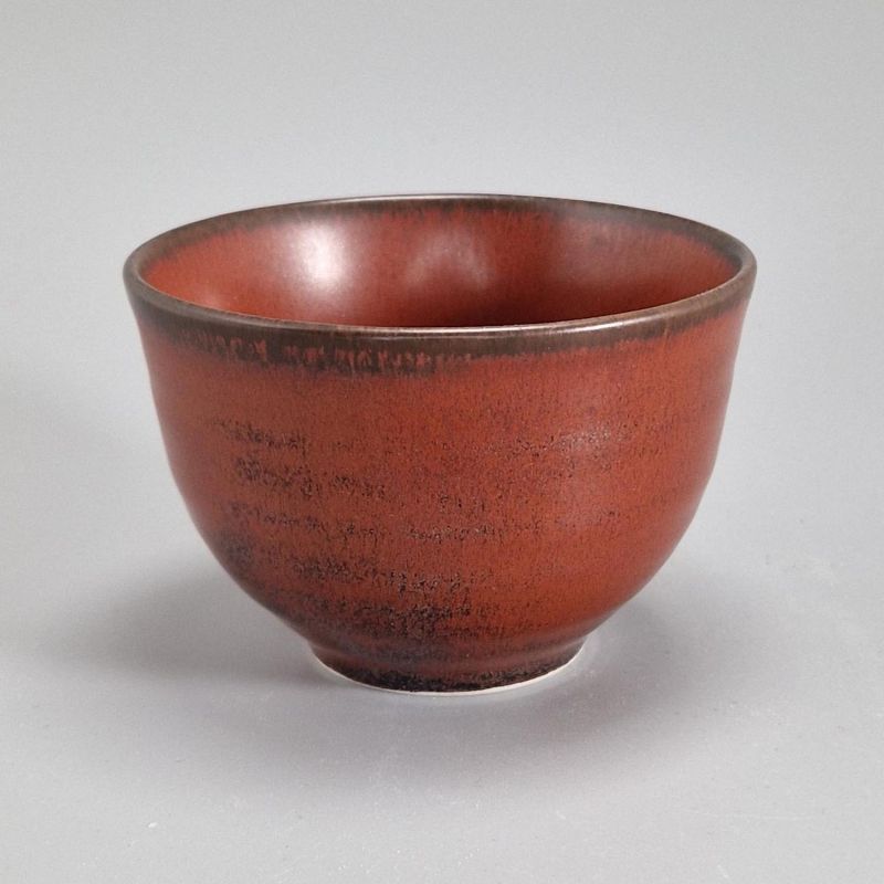 Tasse japonaise à thé en céramique - KAPPU - rouge