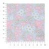 large sheet of Japanese paper, YUZEN WASHI, blue, cherry blossoms in full bloom, small