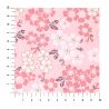 large sheet of Japanese paper, YUZEN WASHI, pink, Cherry blossoms in full bloom