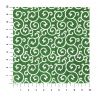 large sheet of Japanese paper, YUZEN WASHI, green, Arabesque pattern