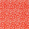 large sheet of Japanese paper, YUZEN WASHI, red, Arabesque pattern