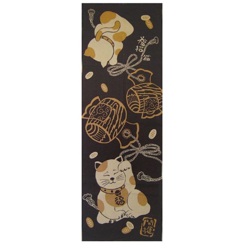 Cotton towel, TENUGUI, Fukushi Manekineko