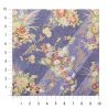 sheet of Japanese paper, YUZEN WASHI, purple, bouquet of Yoi kaori flowers
