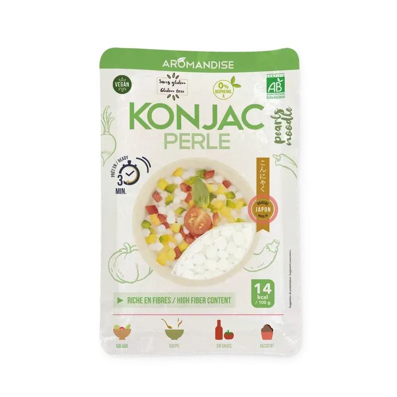 Perles de Konjac et riz Bio, 150g