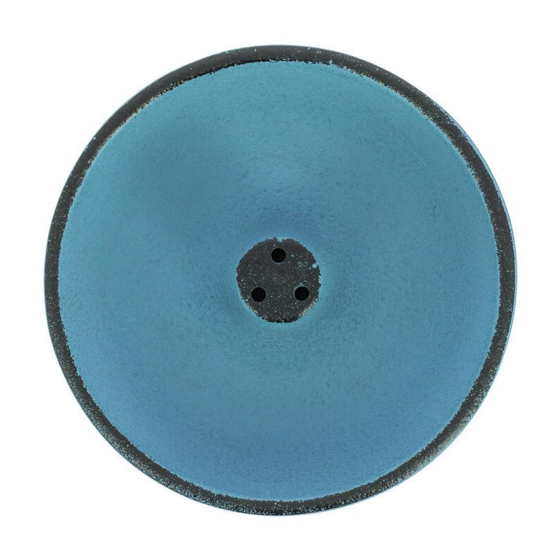 Blue cast-iron incense burner, IWACHU, fountain