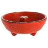 Red cast iron incense burner, IWACHU, fountain