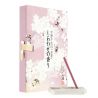 Small Book, 36 incense sticks, SHIAWASE, Cherry blossoms