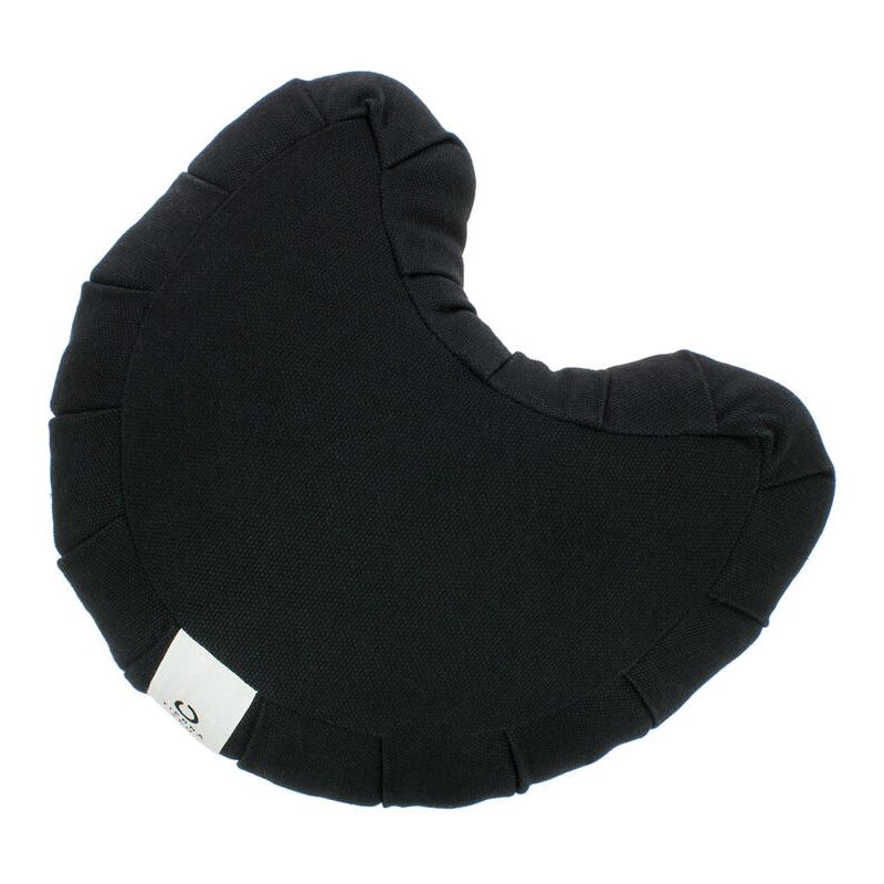 Coussin de méditation mi-lune noir, TSUKI ZAFU