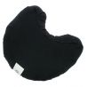 Meditation cushion half moon, black, TSUKI ZAFU