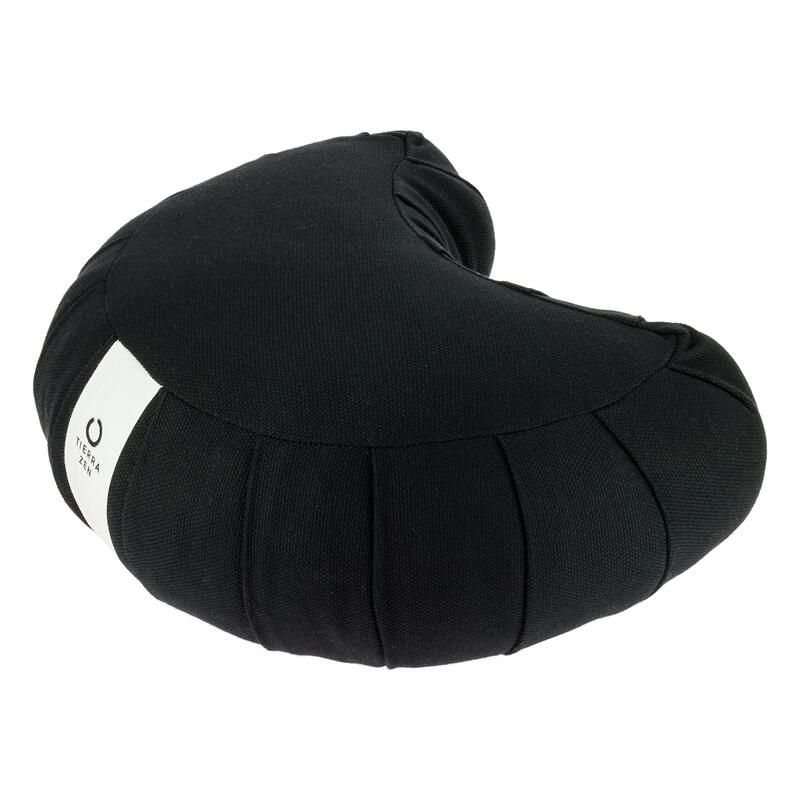 Coussin de méditation mi-lune noir, TSUKI ZAFU