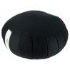 Grand coussin de méditation rond noir, ZAFU