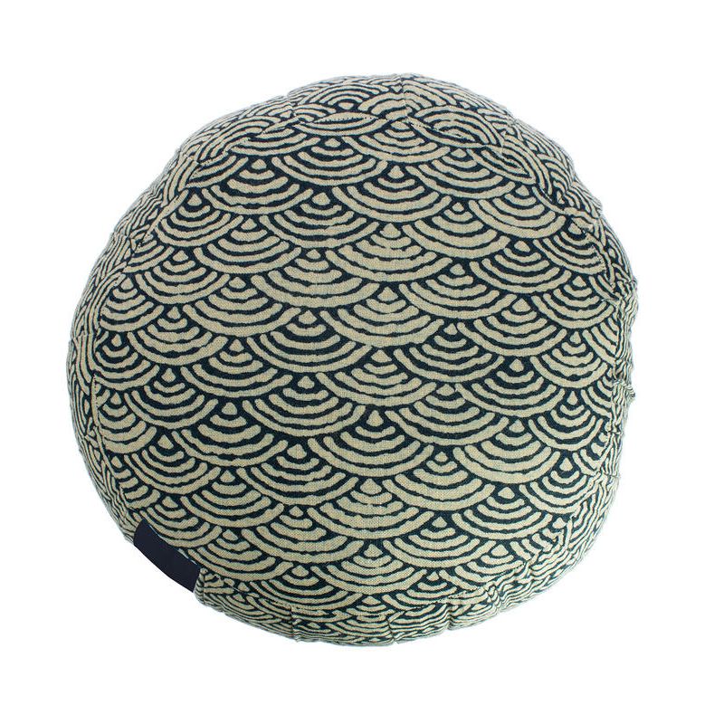 Round meditation cushion, ZAFU SEIGAIHA