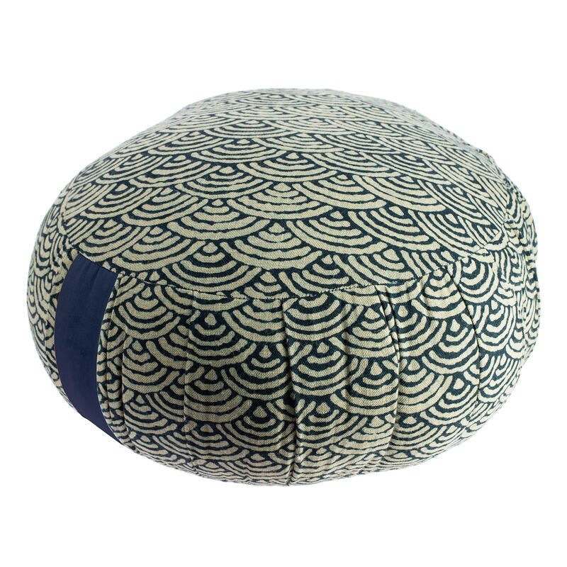 Round meditation cushion, ZAFU SEIGAIHA