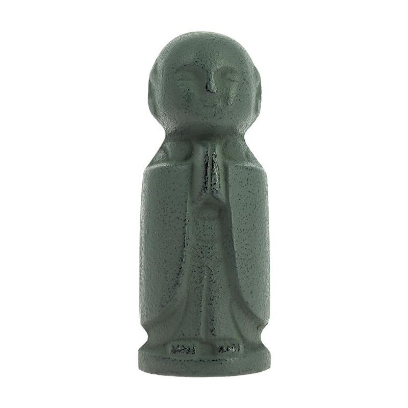 Cast iron paperweight, Jizo Protective Gold