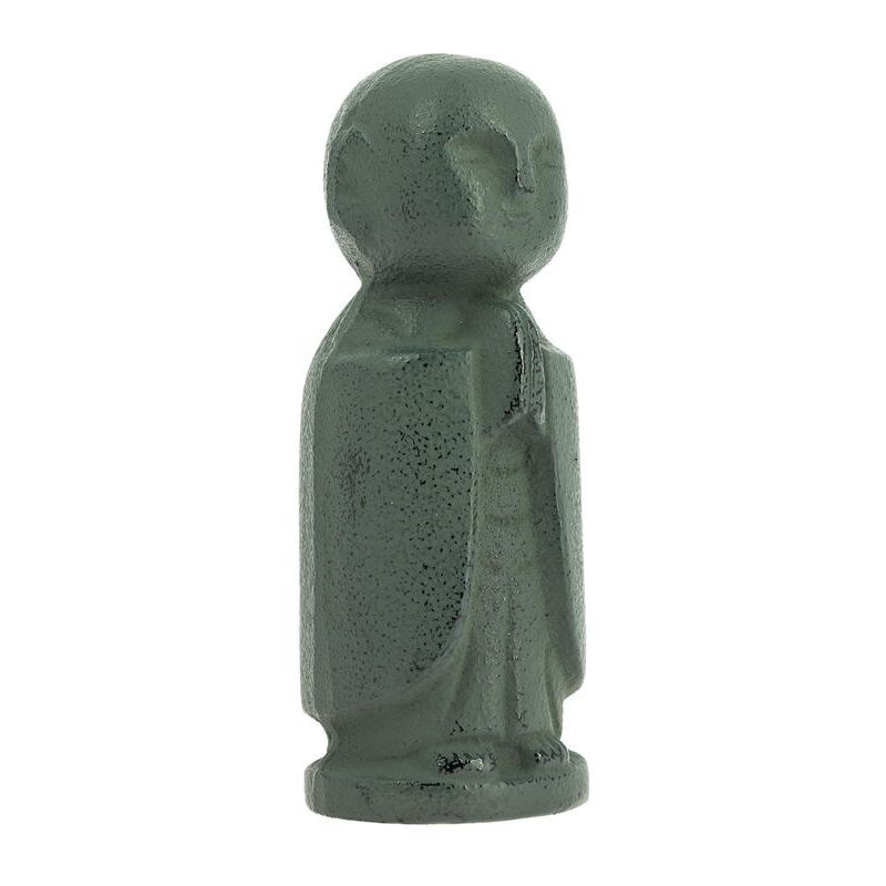 Cast iron paperweight, Jizo Protective Gold