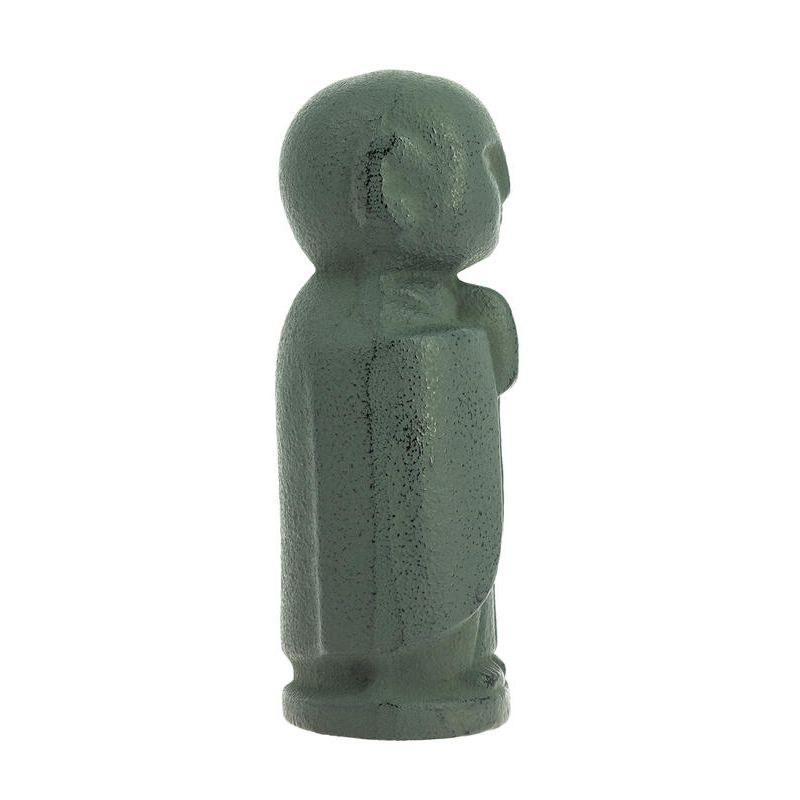 Cast iron paperweight, Jizo Protective Gold