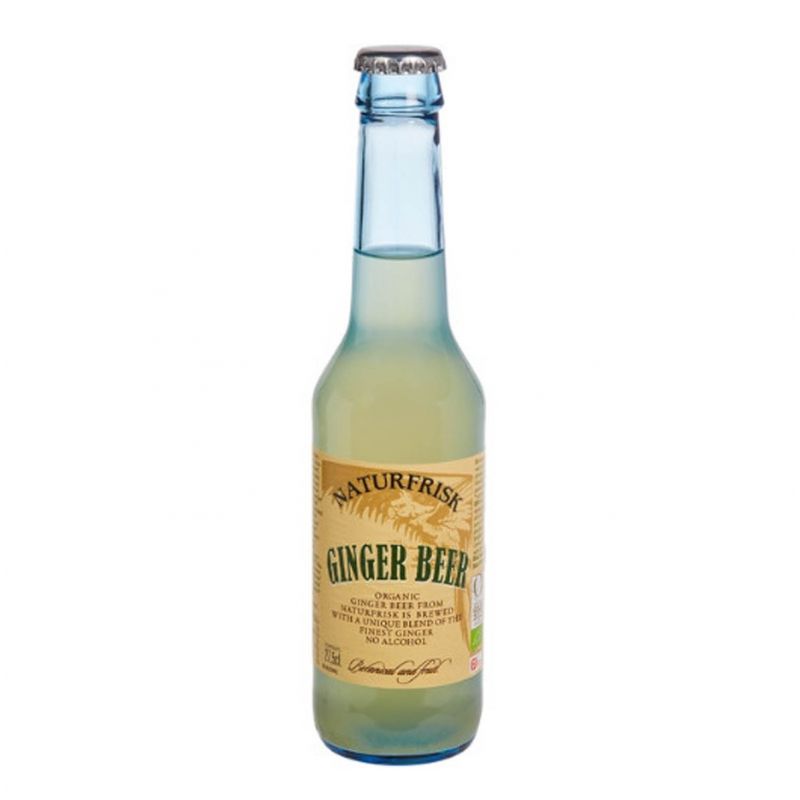 Organic non-alcoholic soft drink with ginger