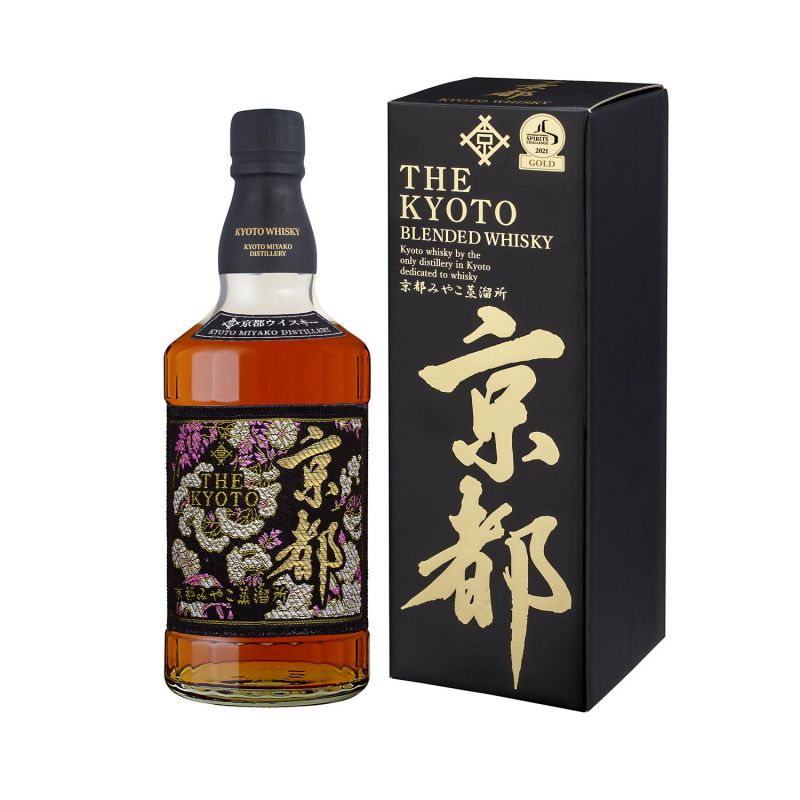 Whisky japonés Cinturón negro -KYOTO WHISKEY NISHIJIN ORI KUROOBI