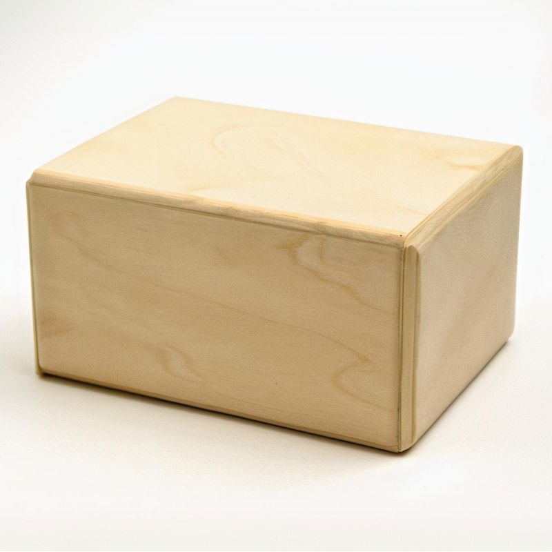 Caja secreta en marquetería tradicional Yosegi de Hakone, en un kit de bricolaje