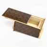 Geheimbox in traditioneller Yosegi-Intarsienarbeit aus Hakone, SAYAGATA, 21 Ebenen