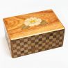 Caja secreta en marquetería tradicional Yosegi de Hakone, FUJISAN KAMERIA, 10 niveles