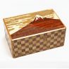 Geheimbox in traditioneller Yosegi-Intarsienarbeit aus Hakone, FUJISAN KAMERIA, 10 Ebenen