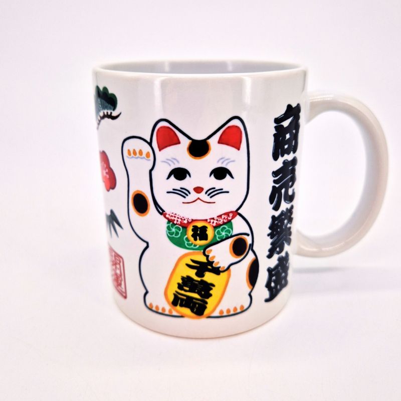 Tasse à thé en céramique avec anse, MANEKINEKO