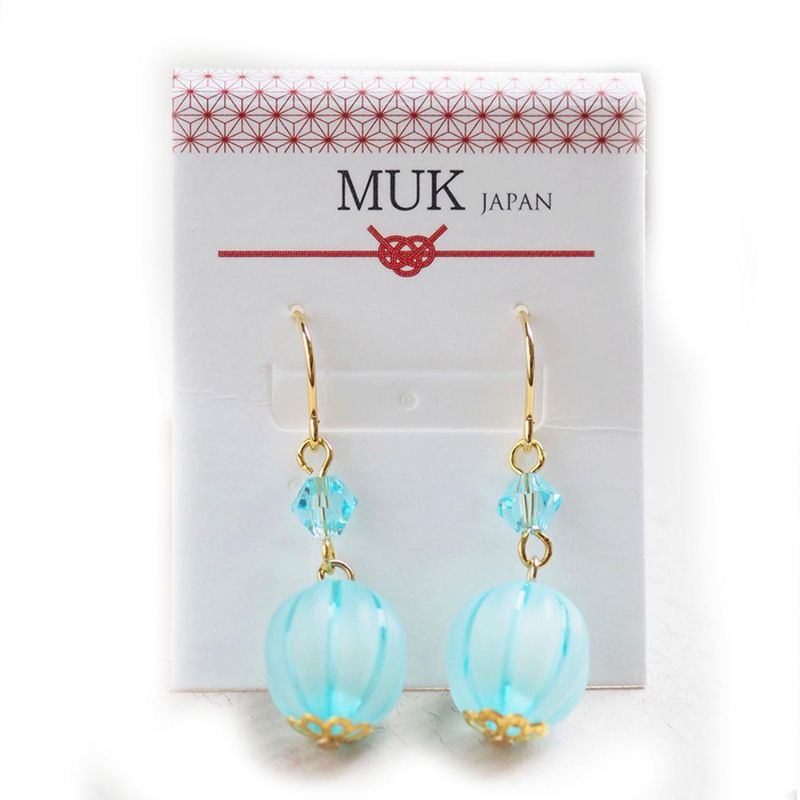 Japanese earrings - Candy ball pattern