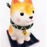 Braunes japanisches Shiba-Inu-Keramikornament, SHIBAINU