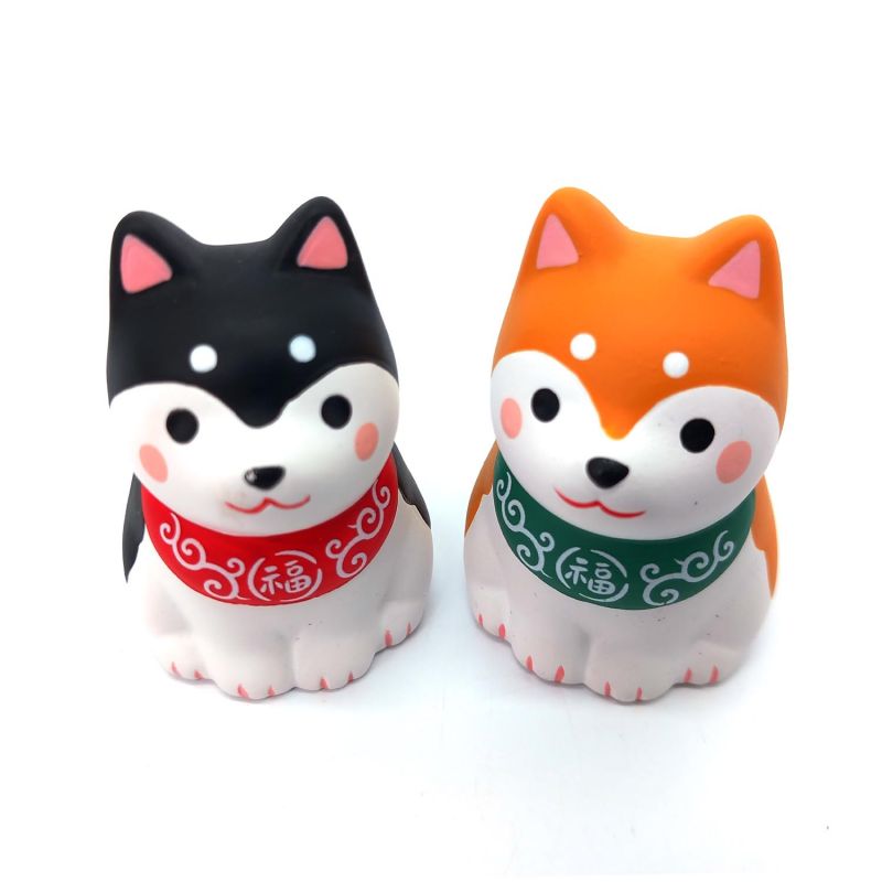 Dúo de perros Shiba japonés Fortune - UN