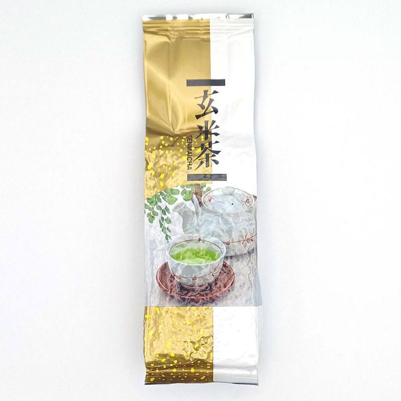 Té verde con arroz inflado japonés, GENMAICHA, 100g, yamabun-fujinomiya, Shizuoka