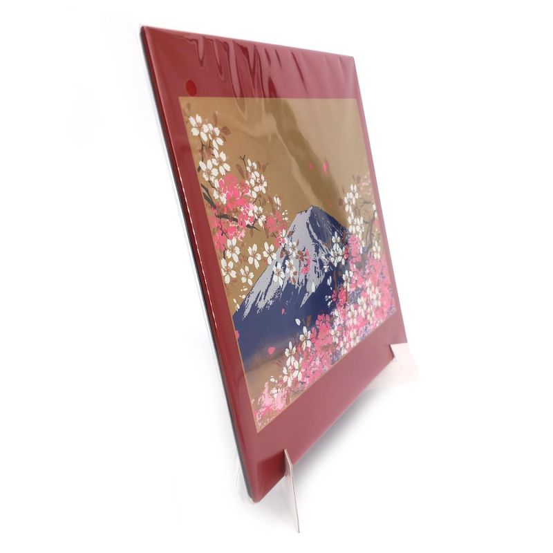 Mount Fuji and Sakura Flowers Mouse Pad - FUJISAKURA