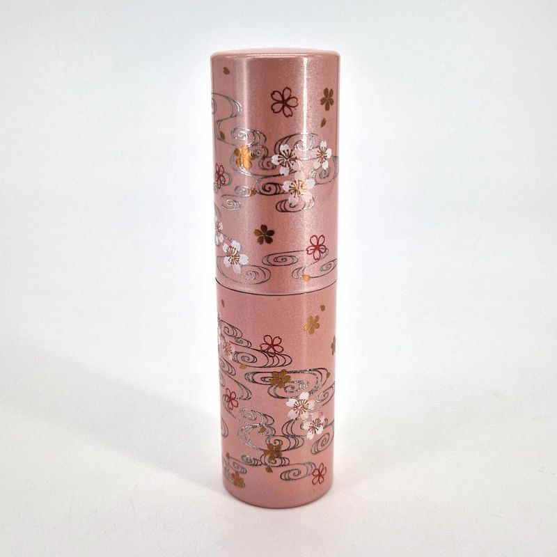 Japanischer Zerstäuber aus rosa Harz mit Sakura-Blumenmuster - SAKURA NO HANA 1