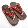 das Paar japanischer Geta-Clogs, HGT-2 ASANOHA