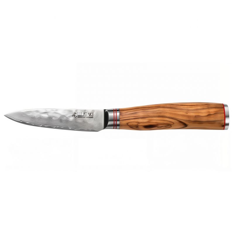 Cuchillo grande para cortar verduras con mango de olivo - Orivu~ie - 9cm