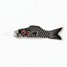 Windsock in the shape of a black koi carp, KOINOBORI KURO