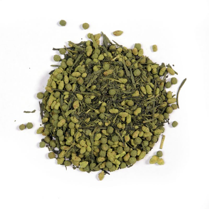 Japanese green tea, Matcha ira Genmaicha, 1000g, Takamori, Shizuoka