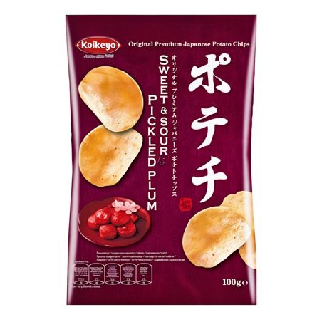 Chips japoneses con sabor a ciruela - UMEBOSHI