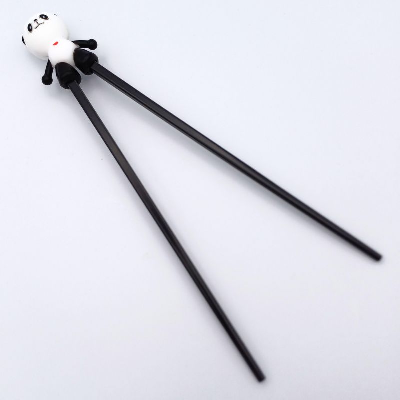 chopsticks with plastic chopstick helper, PANDA