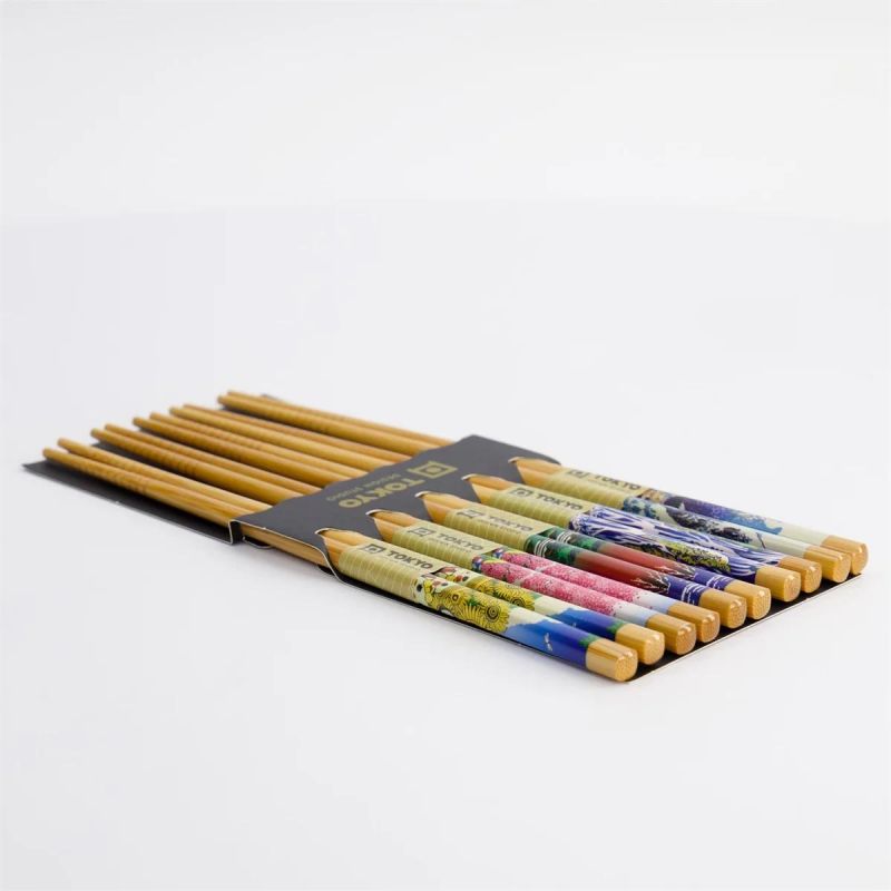 Set of Japanese chopsticks 5 landscapes