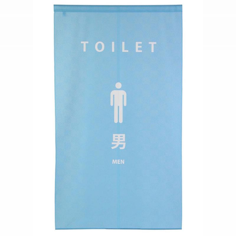 Japanese noren polyester curtain, TOILET MEN