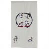 rideau noren japonais chats, polyester, 85 x 150 cm, NEKO Fukuyokoi 