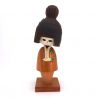 Poupée en bois japonaise, KOKESHI VINTAGE, 21cm