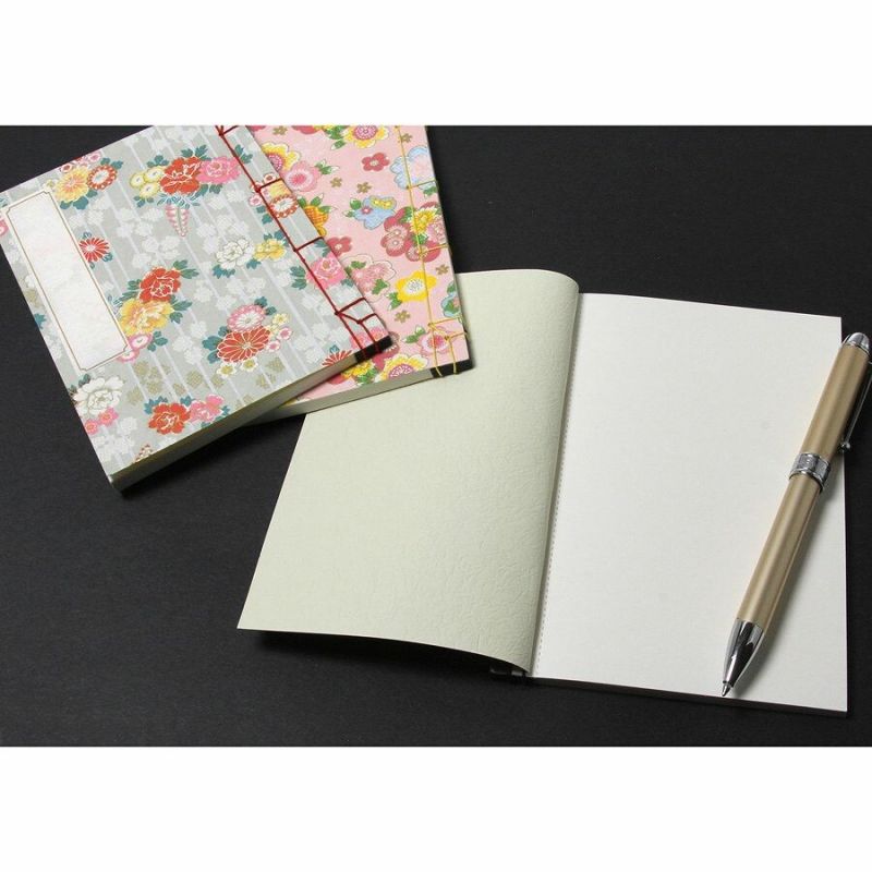 Japanese notebook with peony motif - BOTAN